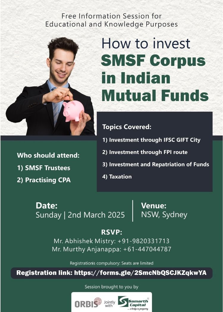 Investing SMSF corpus from Australia